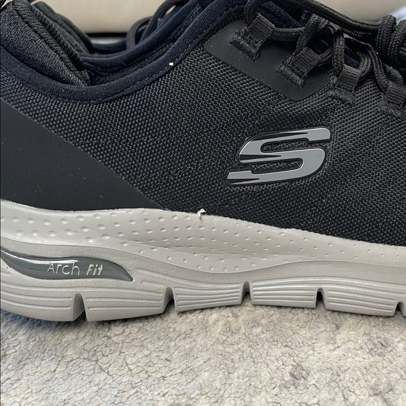 New Skechers Ebinal Work Arch Fit SR Composite Toe Shoes Black Womens Sz 9.5 - Picture 13 of 13